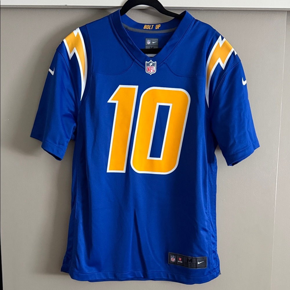 Los Angeles Chargers Justin Herbert #10 Nike Football Jersey Sz Medium